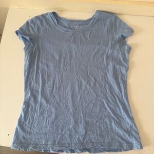 Wicked Wool T Shirt Womens Merino Wool Short Sleeve Top Blue SZ M